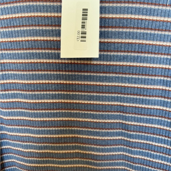 Staccato Women's Tank Top - Blue and Pink Stripes - Picture 2 of 2